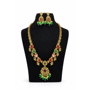 Royal Noor Polki Long Haar Set