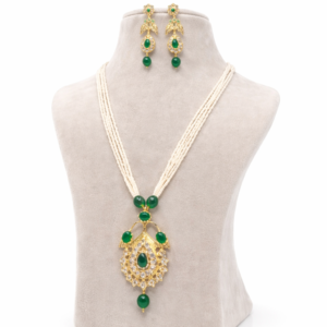 Traditional Almas Look Polki Jugni Earrings